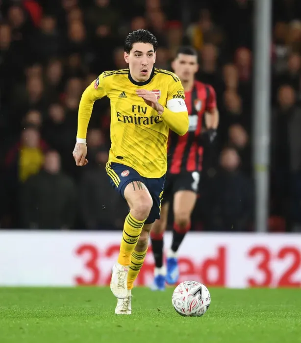 Framed Print : Arsenal's Hector Bellerin in FA Cup Fourth Round Clash Against AFC Bournemouth