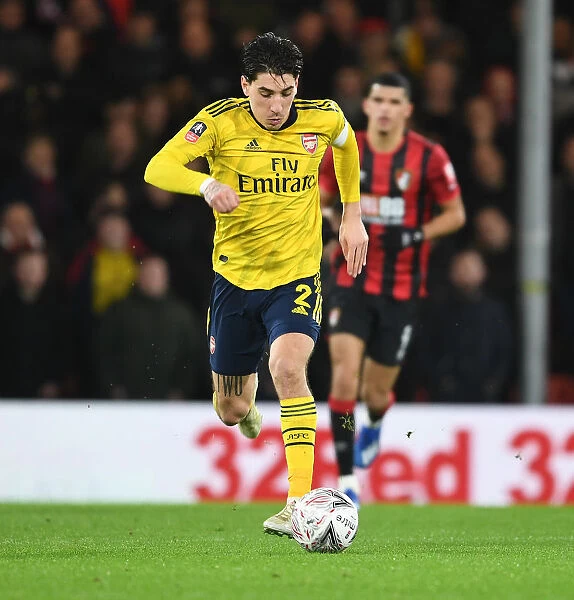 Arsenal's Hector Bellerin in FA Cup Showdown Against AFC Bournemouth