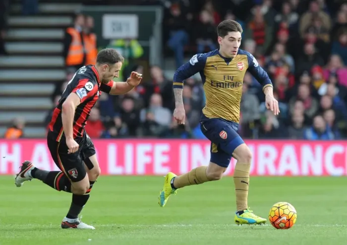 Framed Print : Arsenal's Hector Bellerin Outruns Marc Pugh: Thrilling Moment from Bournemouth vs. Arsenal, Premier League 2015-16 Framed Print : Arsenal's Hector Bellerin Outruns Marc Pugh: Thrilling Moment from Bournemouth vs. Arsenal, Premier League 2015-16