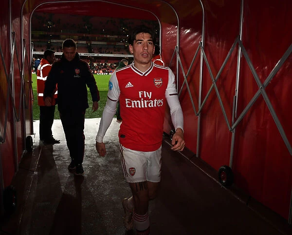 Arsenal's Hector Bellerin in the Tunnel After Arsenal vs Newcastle United, Premier League 2019-2020