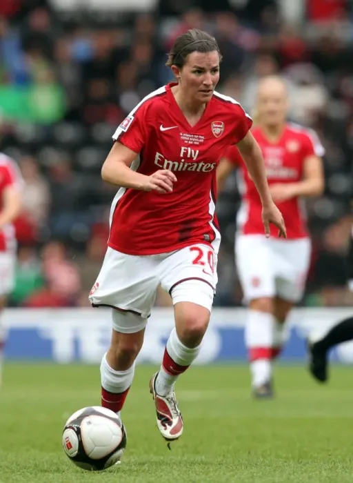 Framed Print : Arsenal's Helen Lander Celebrates FA Cup Final Victory Over Sunderland WFC