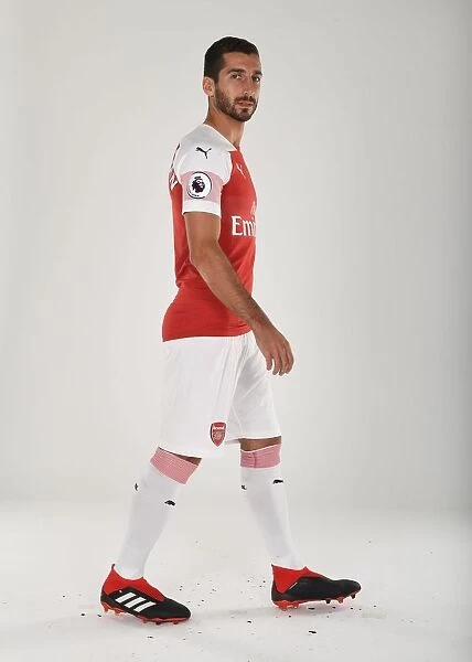 Arsenal's Henrikh Mkhitaryan at 2018 / 19 First Team Photo Call