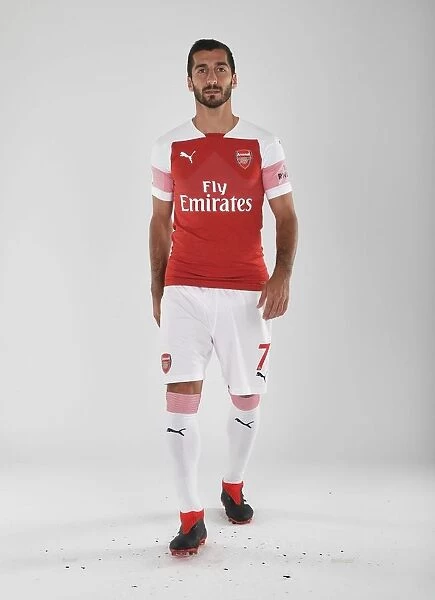 Arsenal's Henrikh Mkhitaryan at 2018 / 19 First Team Photo Call