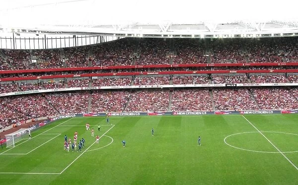 Arsenal's Historic 1:0 Victory Over Real Madrid at Emirates Stadium: An Iconic Moment in Football History with Citroen's Presence