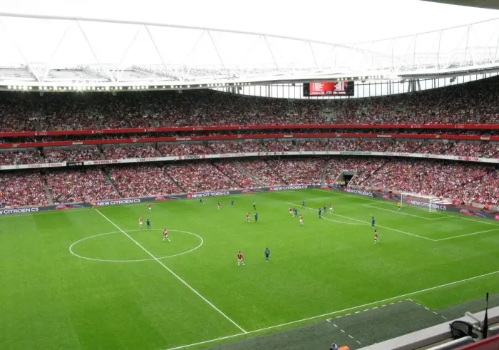 Framed Print : Arsenal's Historic 1:0 Victory over Real Madrid at Emirates Stadium: An Iconic Moment in Football History with Citroen's Presence Framed Print : Arsenal's Historic 1:0 Victory over Real Madrid at Emirates Stadium: An Iconic Moment in Football History with Citroen's Presence