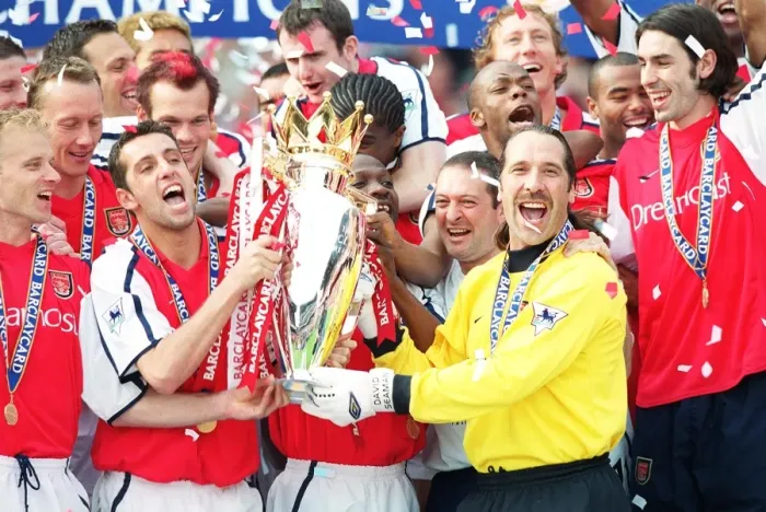 Framed Print : Arsenal's Historic 4-3 FA Premiership Victory over Everton at Highbury (2002)