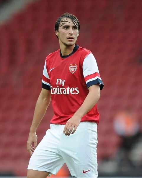 Arsenal's Ignasi Miquel in Action against Anderlecht in 2012 Pre-Season Friendly