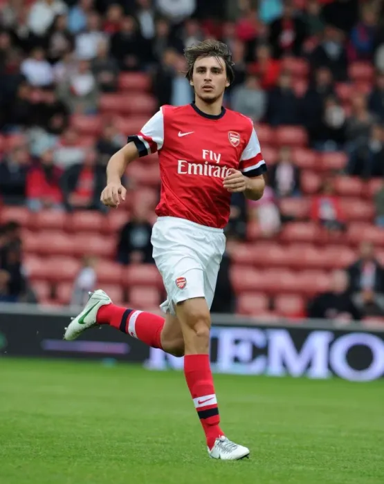 Framed Print : Arsenal's Ignasi Miquel in Pre-Season Action Against Anderlecht (2012-13)