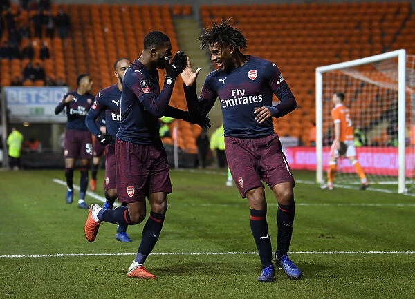 Arsenal's Iwobi and Maitland-Niles Celebrate Goals in FA Cup Victory over Blackpool