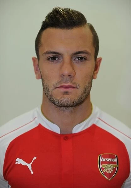 Arsenal's Jack Wilshere at 2015-16 First Team Photocall