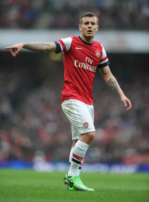 Framed Print : Arsenal's Jack Wilshere in Action: Arsenal vs. Norwich City (2012-13)