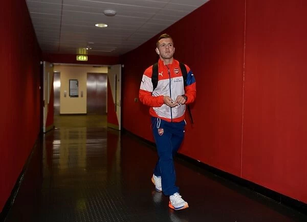 Arsenal's Jack Wilshere Arrives at Emirates Stadium for Arsenal v Southampton (Capital One Cup 2014 / 15)