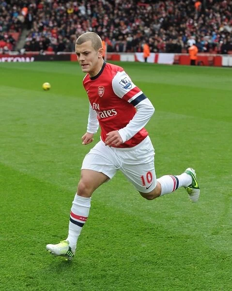 Arsenal's Jack Wilshere Gears Up for Action Against Queens Park Rangers (2012-13)