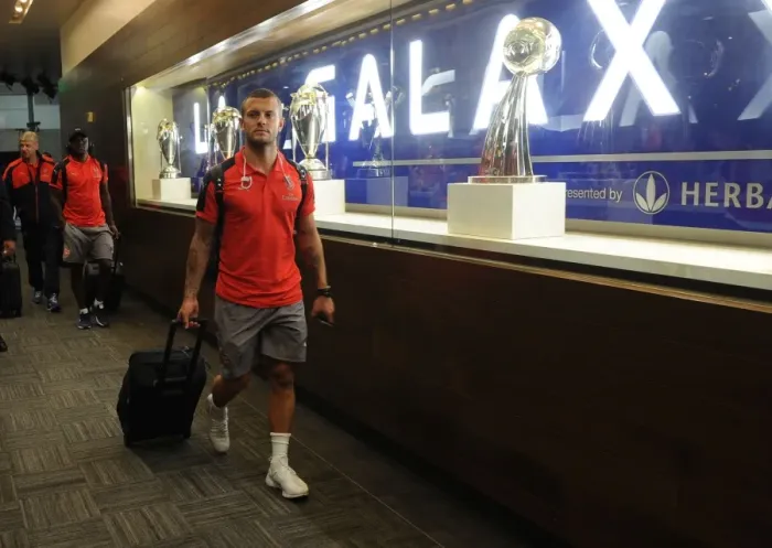 Framed Print : Arsenal's Jack Wilshere Gears Up for Arsenal vs. Chivas Showdown Framed Print : Arsenal's Jack Wilshere Gears Up for Arsenal vs. Chivas Showdown