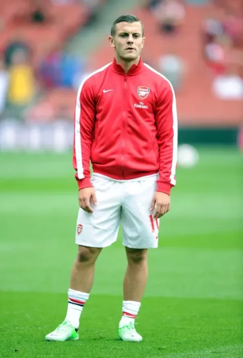 Framed Print : Arsenal's Jack Wilshere Readies for Kickoff Against Aston Villa (2013-14 Premier League) Framed Print : Arsenal's Jack Wilshere Readies for Kickoff Against Aston Villa (2013-14 Premier League)