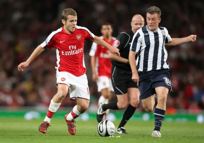 Framed Print : Arsenal's Jack Wilshere Scores Twice in 2:0 Carling Cup Victory over West Brom's Simon Cox Framed Print : Arsenal's Jack Wilshere Scores Twice in 2:0 Carling Cup Victory over West Brom's Simon Cox
