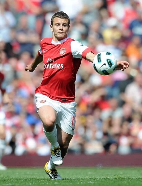 Arsenal's Jack Wilshere Scores the Winning Goal Against Manchester United in the Barclays Premier League