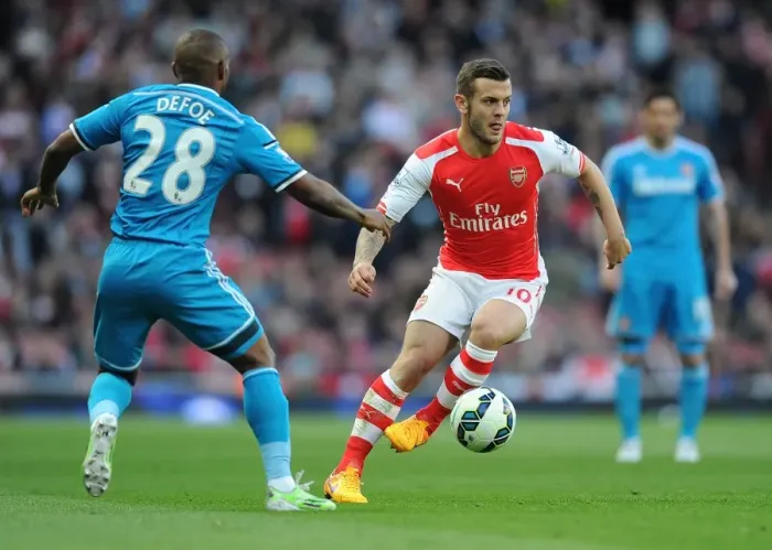 Framed Print : Arsenal's Jack Wilshere vs. Sunderland's Jermain Defoe: Intense Face-Off in Premier League Showdown, May 2015 Framed Print : Arsenal's Jack Wilshere vs. Sunderland's Jermain Defoe: Intense Face-Off in Premier League Showdown, May 2015