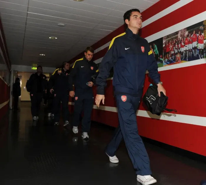 Framed Print : Arsenal's James Shea Shines in 3-1 UEFA Champions League Victory over Olympiacos