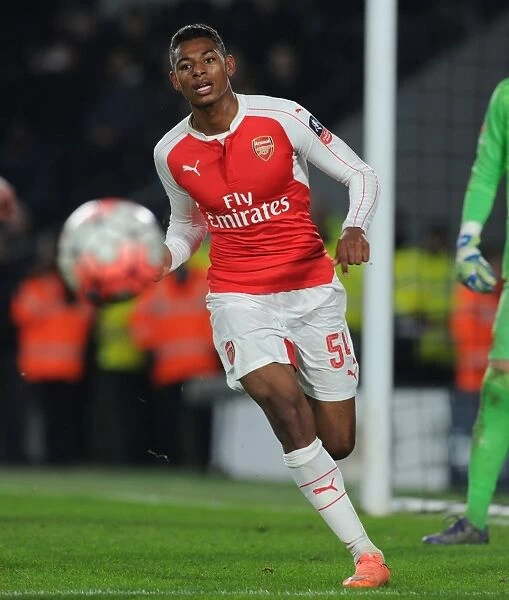 Arsenal's Jeff Reine-Adelaide in Action during FA Cup Clash against Hull City
