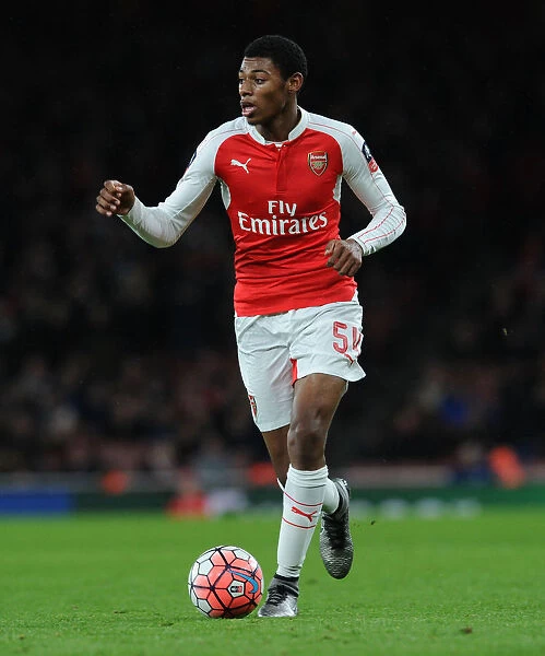 Arsenal's Jeff Reine-Adelaide in FA Cup Action vs Sunderland (2015-16)