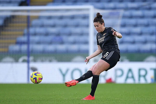 Arsenal's Jennifer Beattie in Action during Barclays Women's Super League Match vs Leicester City