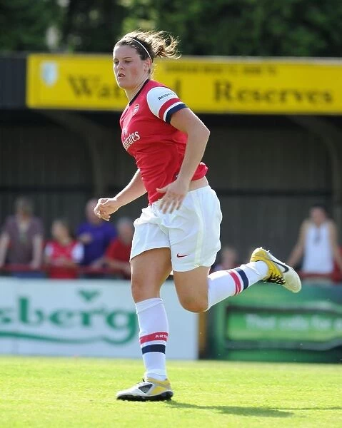 Arsenal's Jennifer Beattie in Action against Lincoln Ladies in FA WSL Match
