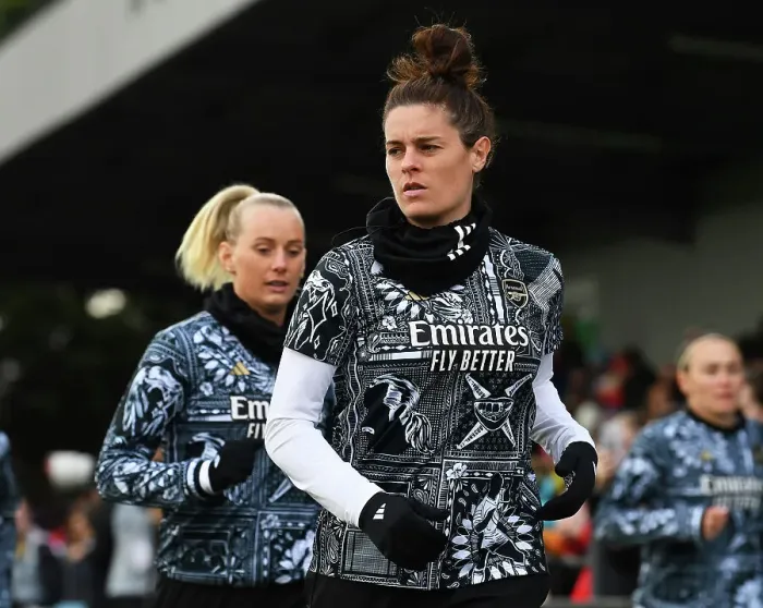 Framed Print : Arsenal's Jennifer Beattie Prepares for FA Cup Battle Against Watford Women Framed Print : Arsenal's Jennifer Beattie Prepares for FA Cup Battle Against Watford Women