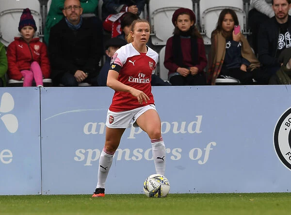Arsenal's Jessica Samuelsson in Action against Birmingham Ladies in WSL Match