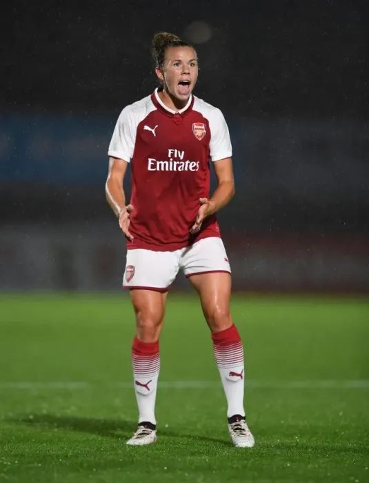 Framed Print : Arsenal's Jessica Samuelsson in Action Against Everton Ladies: Pre-Season Friendly Framed Print : Arsenal's Jessica Samuelsson in Action Against Everton Ladies: Pre-Season Friendly