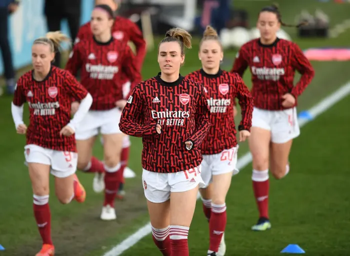 Framed Print : Arsenal's Jill Roord Gears Up for FA WSL Match Against Manchester United in Empty Meadow Park Amidst Coronavirus Restrictions Framed Print : Arsenal's Jill Roord Gears Up for FA WSL Match Against Manchester United in Empty Meadow Park Amidst Coronavirus Restrictions