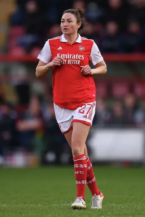 Framed Print : Arsenal's Jodie Taylor Faces Off Against Tottenham Hotspur in FA Women's Super League Clash