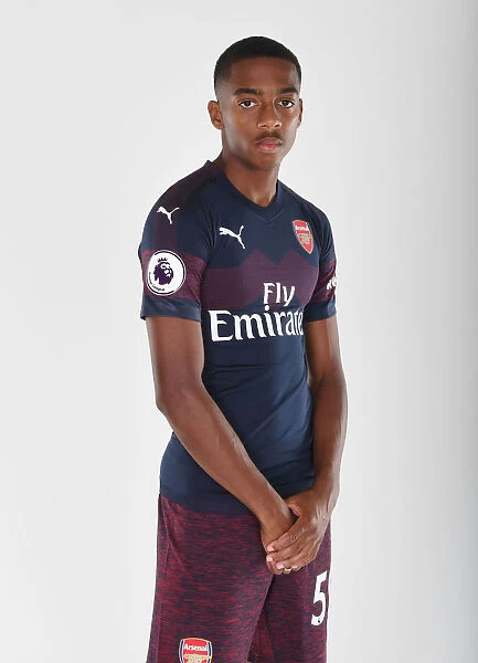 Arsenal's Joe Willock at 2018 / 19 First Team Photo Call