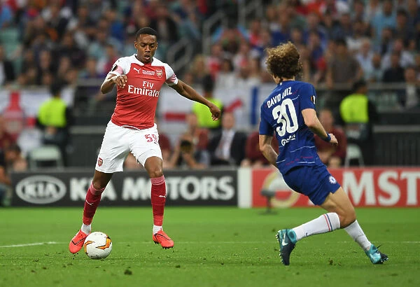 Arsenal's Joe Willock in Action at the Europa League Final Showdown Against Chelsea, Baku 2019
