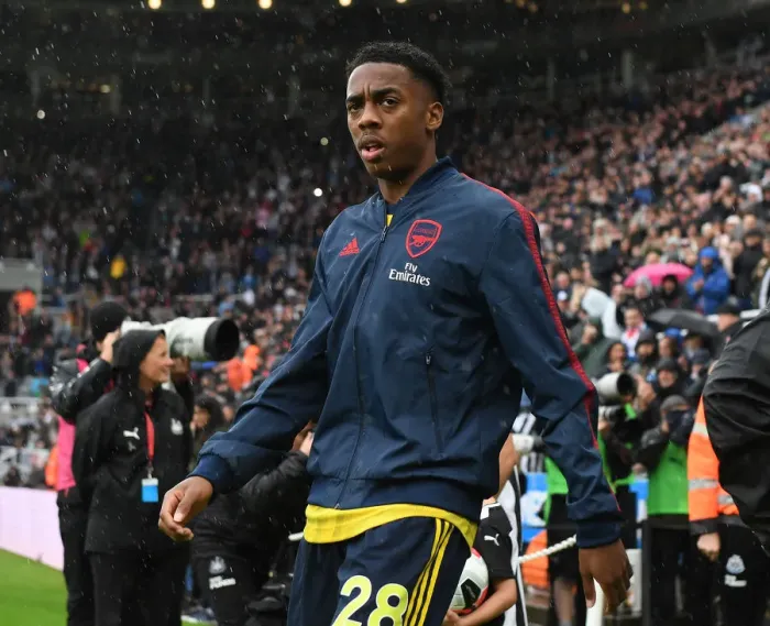 Framed Print : Arsenal's Joe Willock Gears Up: Newcastle United vs Arsenal FC, Premier League 2019-20