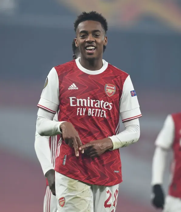 Framed Print : Arsenal's Joe Willock Scores Fourth Goal in Europa League Victory over Molde FK