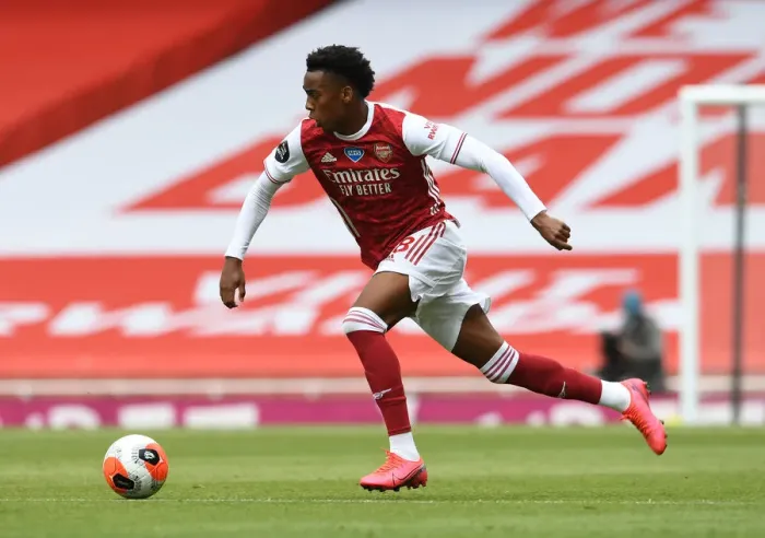 Framed Print : Arsenal's Joe Willock Shines in Premier League Clash Against Watford Framed Print : Arsenal's Joe Willock Shines in Premier League Clash Against Watford