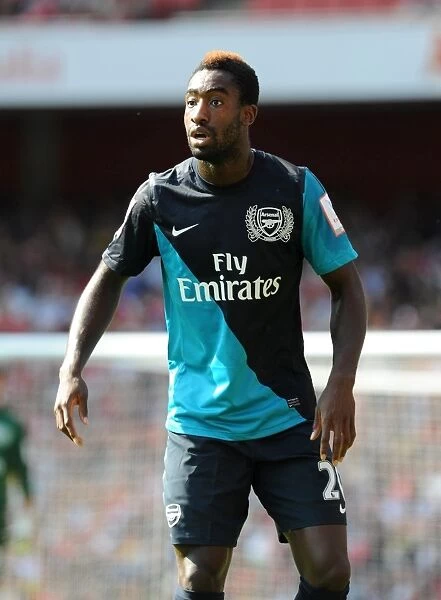 Arsenal's Johan Djourou in Action Against Boca Juniors at the Emirates Cup, 2011
