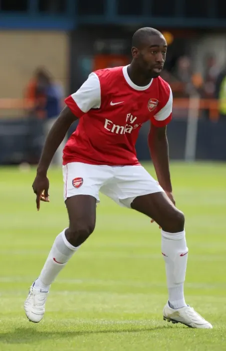 Framed Print : Arsenal's Johan Djourou Leads 4-0 Pre-Season Win Over Barnet