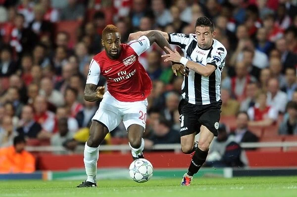 Arsenal's Johan Djourou Scores the Winner Against Udinese in the UEFA Champions League Qualifier