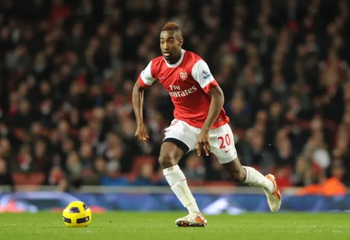 Framed Print : Arsenal's Johan Djourou Secures Victory: Arsenal 1-0 Stoke City, Barclays Premier League, Emirates Stadium