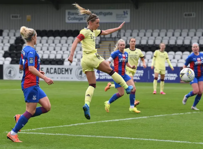 Framed Print : Arsenal's Jordan Nobbs in Action during FA Cup 5th Round: Arsenal Women vs Crystal Palace Women Framed Print : Arsenal's Jordan Nobbs in Action during FA Cup 5th Round: Arsenal Women vs Crystal Palace Women