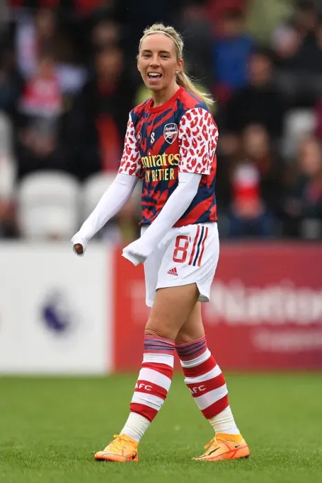 Framed Print : Arsenal's Jordan Nobbs Gears Up for Arsenal Women vs Aston Villa Women Showdown: Barclays FA WSL