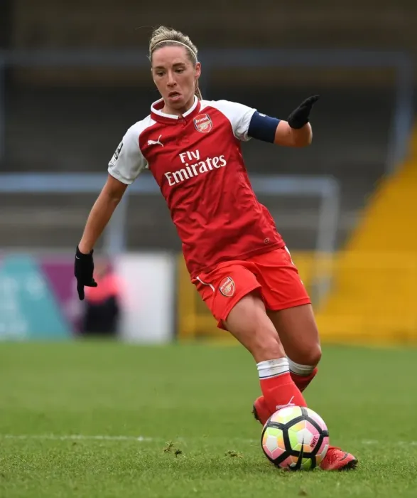 Framed Print : Arsenal's Jordan Nobbs Shines: Arsenal Women Crush Reading FC Women in WSL Action