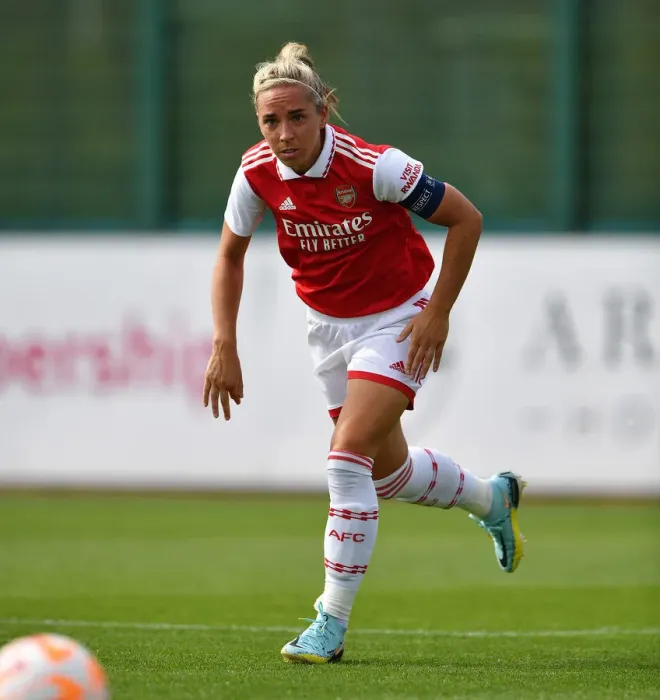 Framed Print : Arsenal's Jordan Nobbs Shines in Pre-Season Victory over Brighton & Hove Albion Women Framed Print : Arsenal's Jordan Nobbs Shines in Pre-Season Victory over Brighton & Hove Albion Women