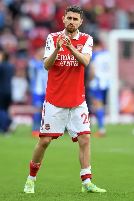 Framed Print : Arsenal's Jorginho Bids Farewell to Fans after Disappointing Loss to Brighton (Arsenal v Brighton & Hove Albion 2022-23) Framed Print : Arsenal's Jorginho Bids Farewell to Fans after Disappointing Loss to Brighton (Arsenal v Brighton & Hove Albion 2022-23)