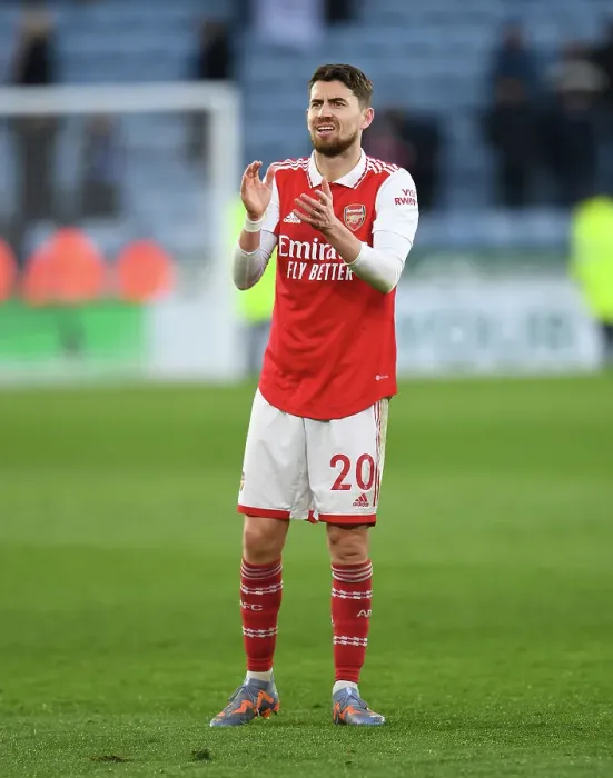 Framed Print : Arsenal's Jorginho Celebrates with Fans after Leicester Victory, Premier League 2022-23 Framed Print : Arsenal's Jorginho Celebrates with Fans after Leicester Victory, Premier League 2022-23