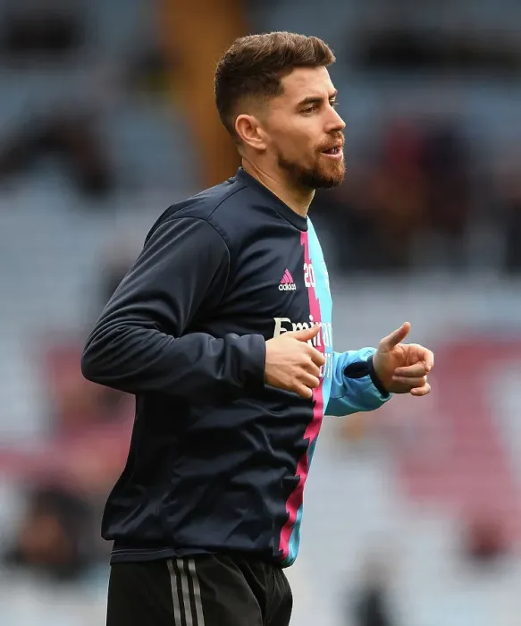 Framed Print : Arsenal's Jorginho Gears Up for Aston Villa Clash in Premier League (Aston Villa vs Arsenal, 2022-23)