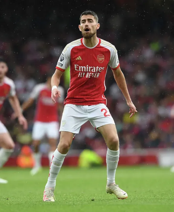 Framed Print : Arsenal's Jorginho Shines in Arsenal FC vs. Fulham FC Premier League Clash (2023-24) Framed Print : Arsenal's Jorginho Shines in Arsenal FC vs. Fulham FC Premier League Clash (2023-24)