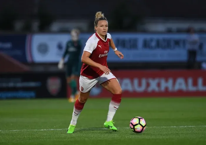 Framed Print : Arsenal's Josephine Henning in Action Against Everton Ladies: Pre-Season 2017-18 Framed Print : Arsenal's Josephine Henning in Action Against Everton Ladies: Pre-Season 2017-18